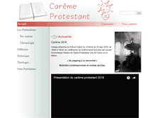 Tablet Screenshot of careme-protestant.org